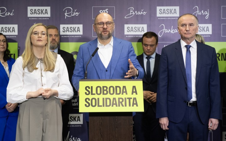 Na kandidátke SaS je jednotkou Sulík, nasledujú Jurzyca a Marcinková