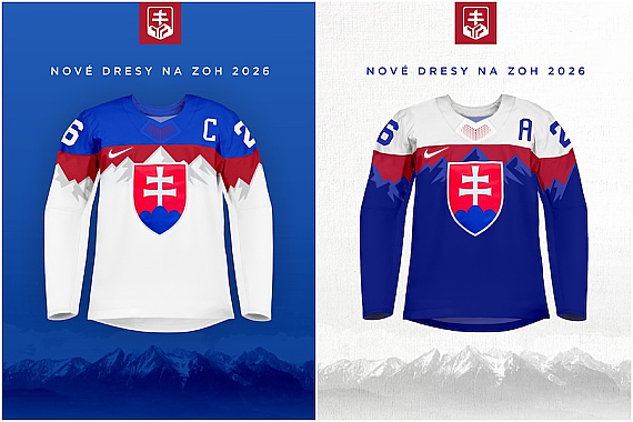 Hokejový zväz predstavil nové dresy.