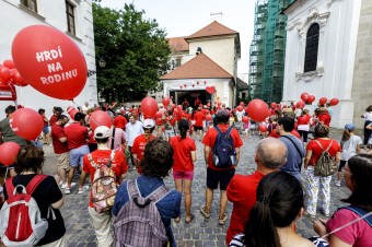 Počas zhromaždenia oslávili ľudia radosť z rodiny a detí (+ foto)